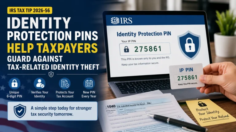 IRS Urges Taxpayers to Get Free Identity Protection PIN to Prevent Tax Identity Theft 16 July 2026